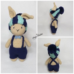 TUTORIEL PDF pour crocheter Lucien le lapin