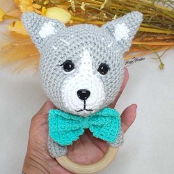Petit loup version Hochet
