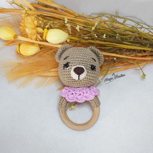 Doudou lange lapinou beige