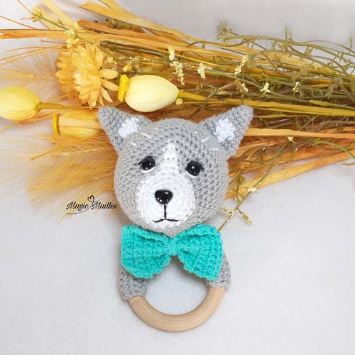 Petit loup version Hochet