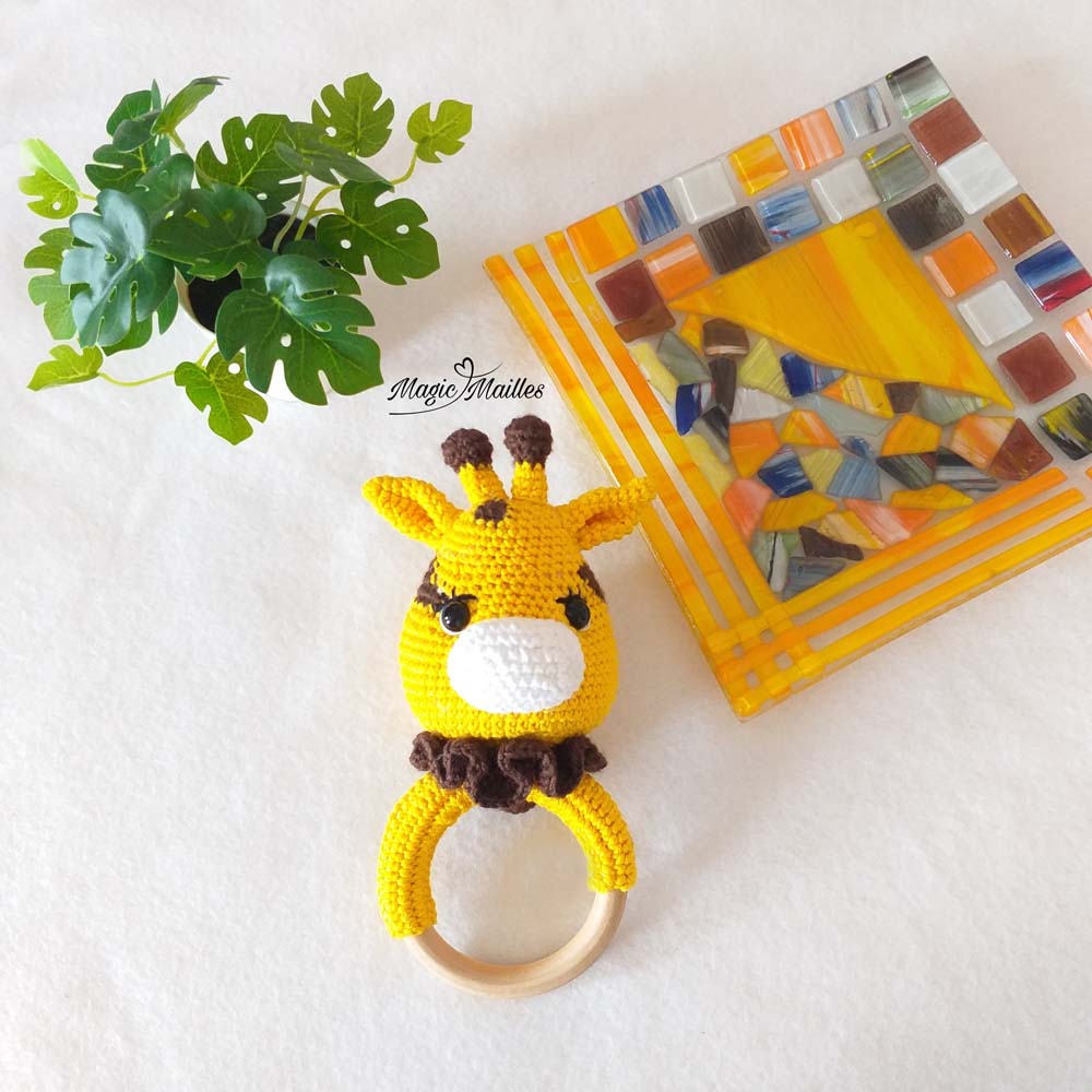 Girafe version Hochet